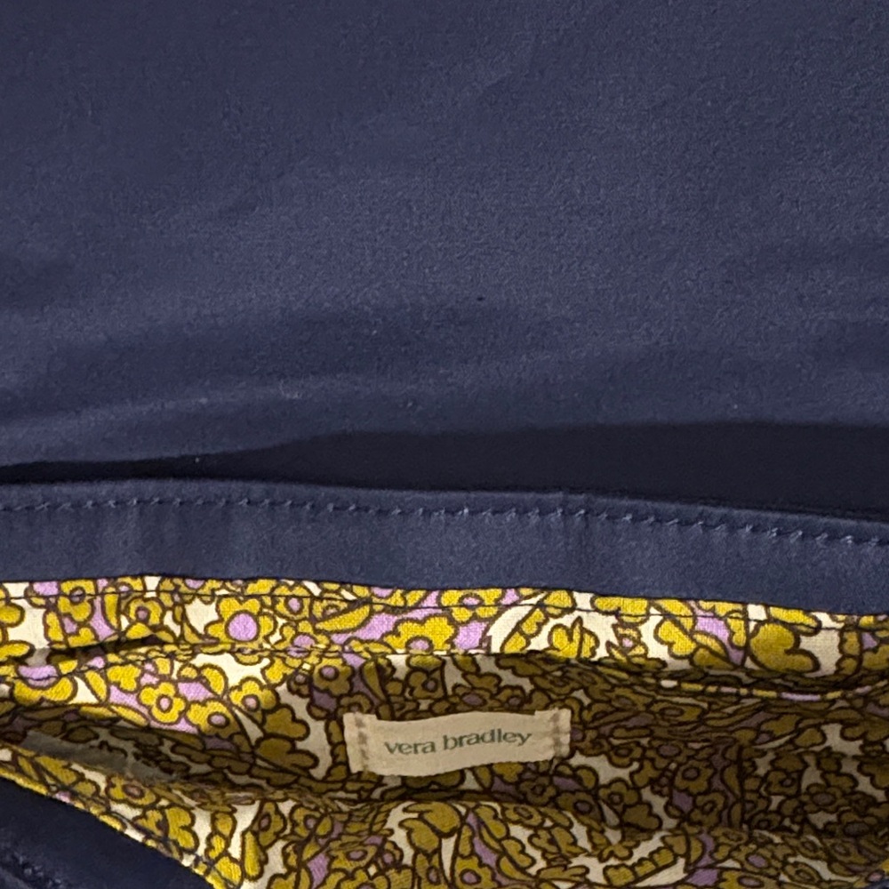 Vera Bradley Peacoat Blue Quilted Andover Shoulder Bag - Picture 3 of 7